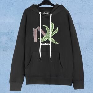 Palm Angels Men's Black Hoodie